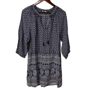 Roxy blue loose and flowy dress size large